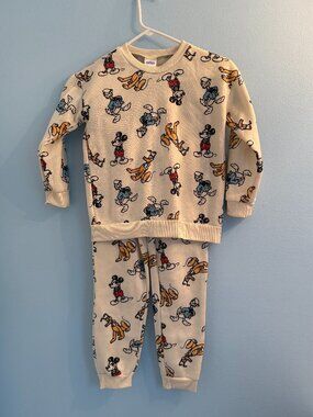 Disney Mickey and Friends Sweatshirt and Sweatpant Set Junior Size 7